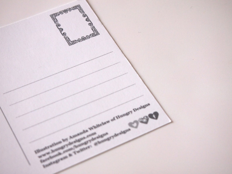 Postcard Ketchup Animal Crossing