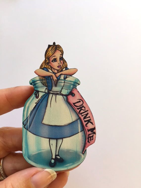 Alice Drink Me Bottle Alice In Wonderland Laser Cut Wood Etsy Australia