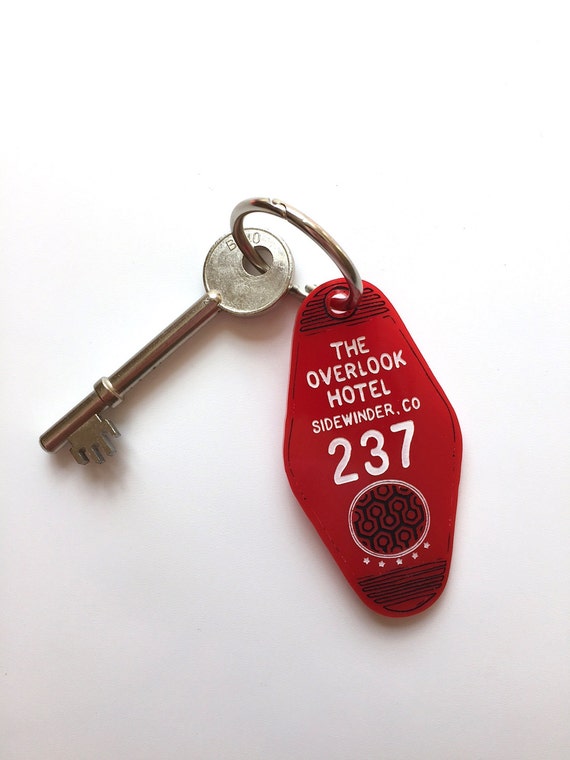 The Shining The Outlook Hotel Room Key Ring Keychain Laser Cut Acrylic