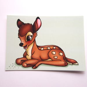 Bambi and Thumper Postcard Pair image 3