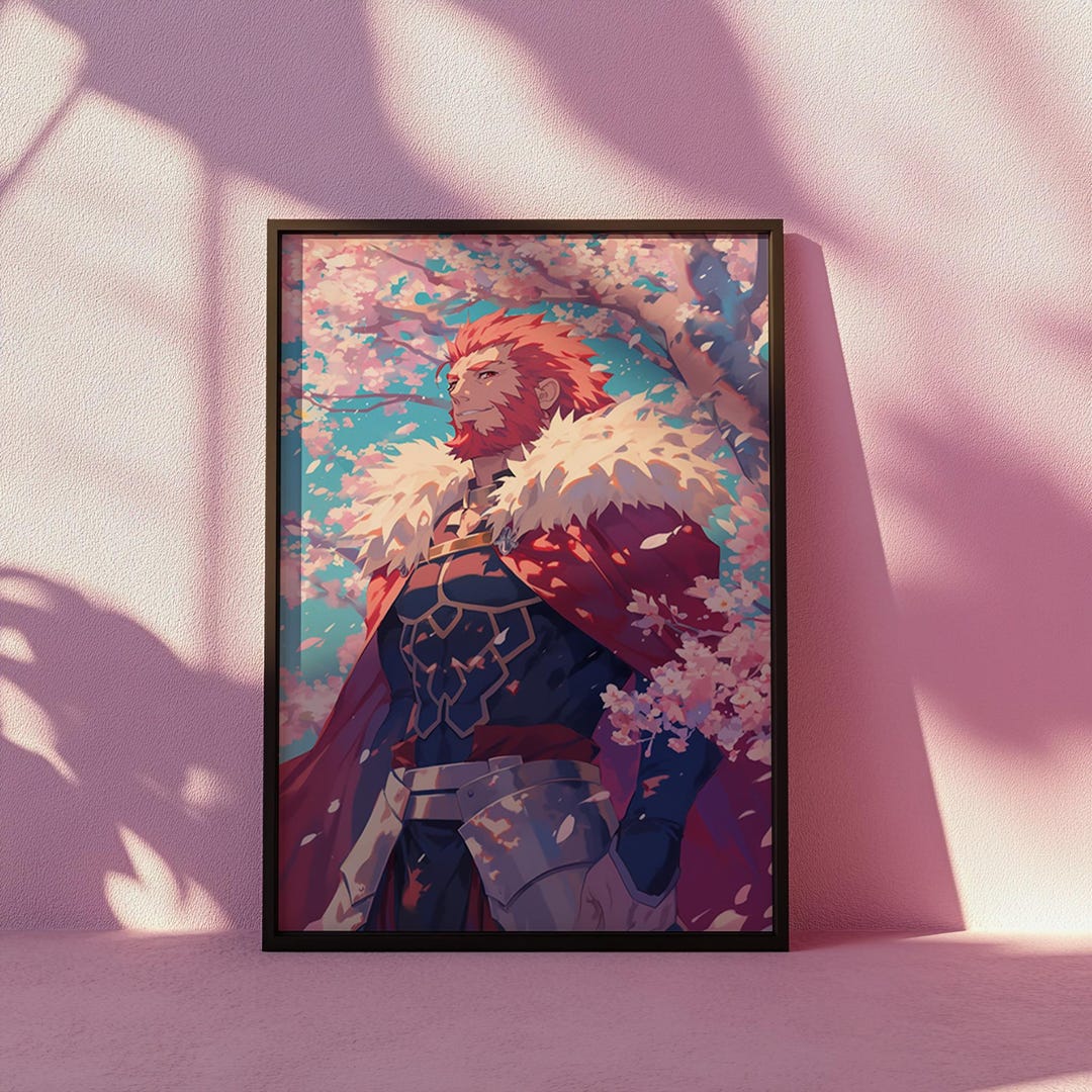 Rider Art Print Fate/zero Poster Kawaii Anime Decor Otaku Gift Japanese ...