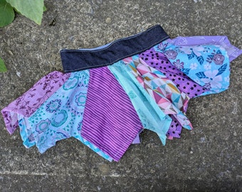 Handkerchief Skirt Purples