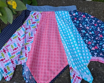 Handkerchief Skirt – Girls Twirl Skirt, Kid Fashion