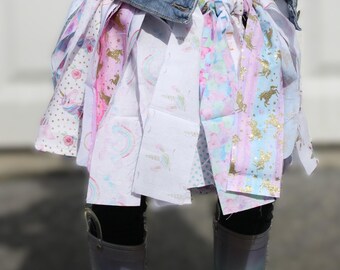 Unicorn Scrap Tutu Skirt | Toddler Girl Fashion