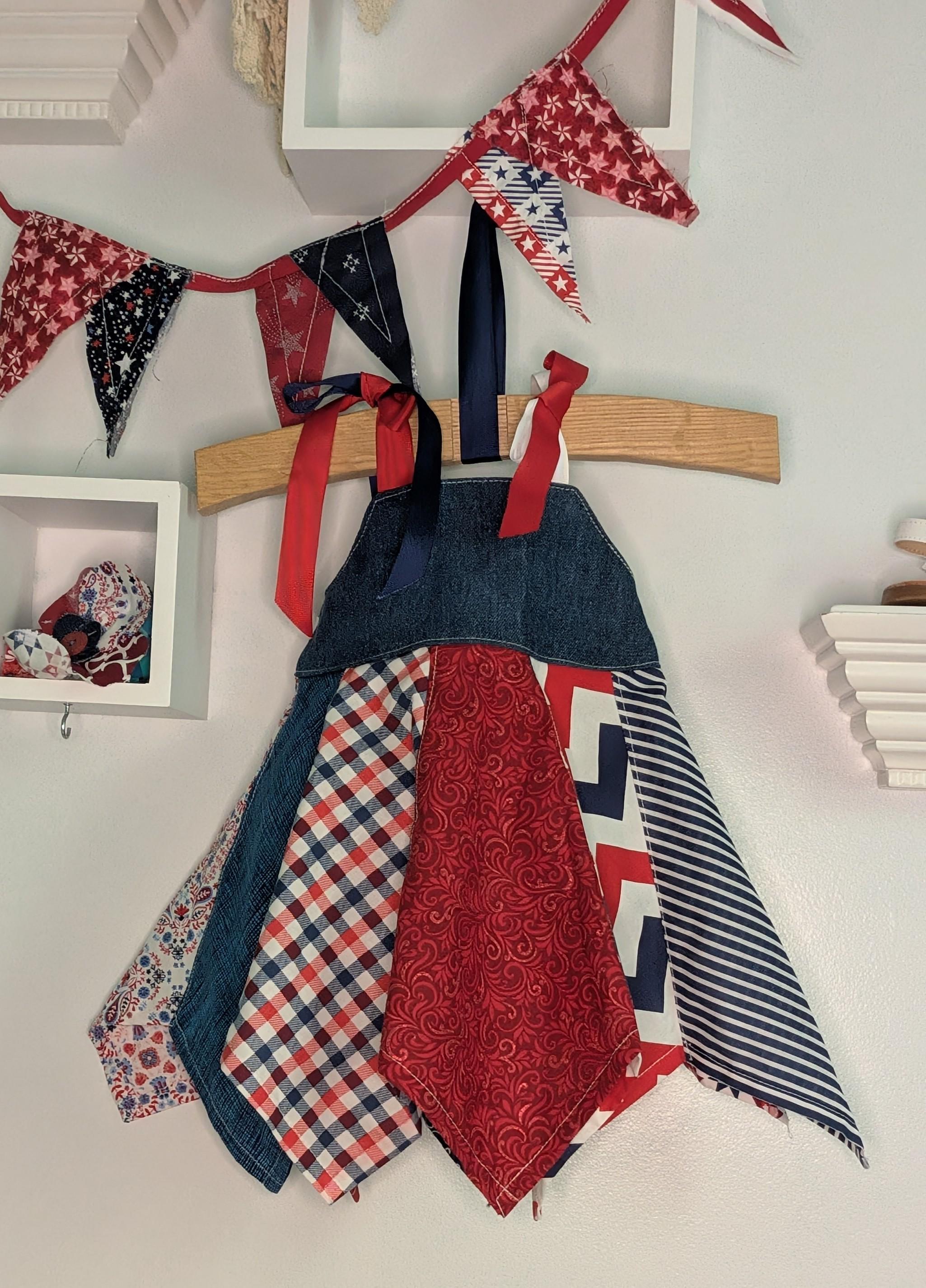 Red White and Blue Skirts and Dresses, Handkerchief, Clothing Sets Matching Outfits, USA pride