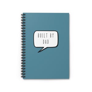 Cahier à spirales conçu par papa - Parfait pour les notes, les journaux, les cadeaux pour la fête des pères, les fournitures scolaires et plus encore !