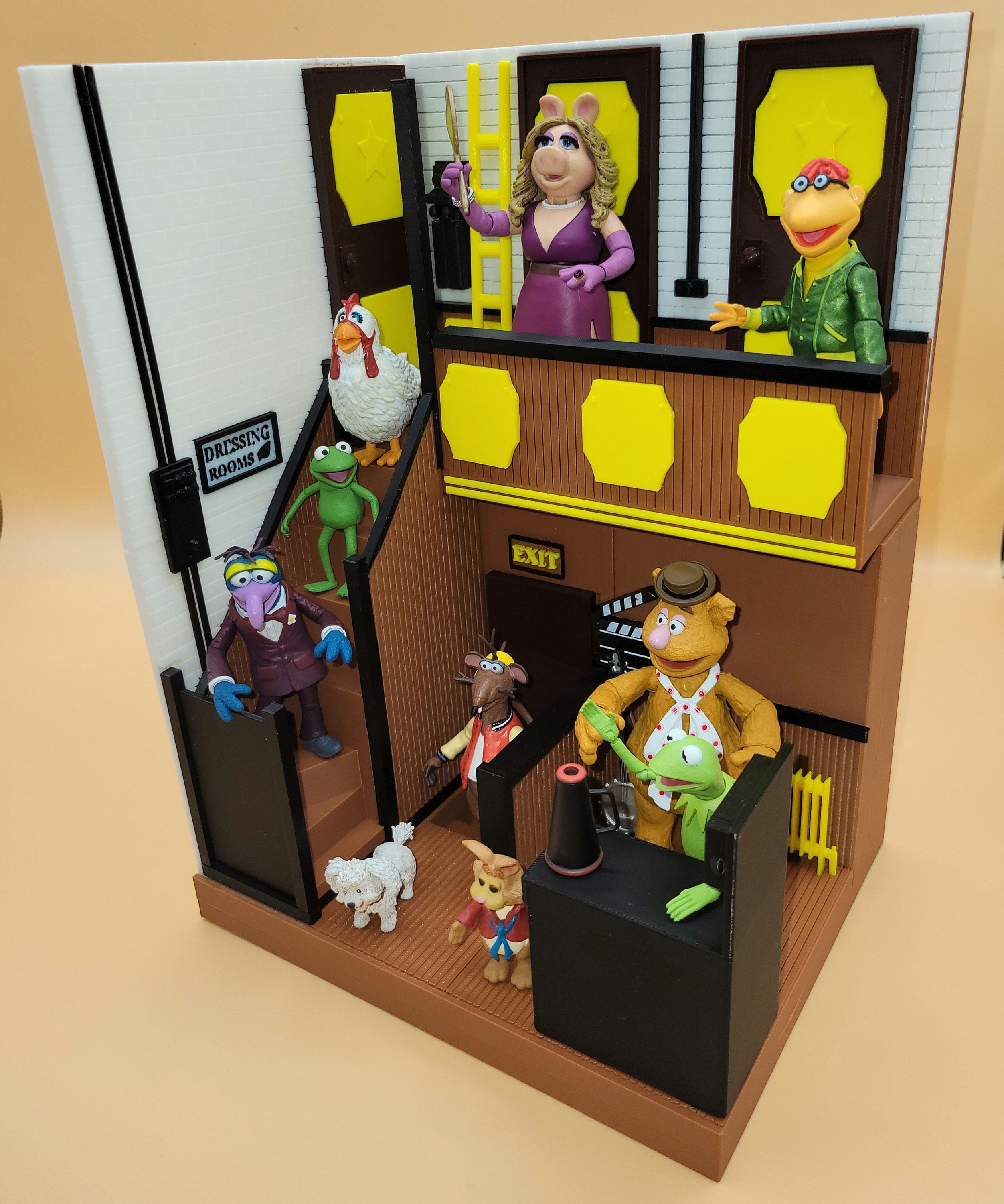 3D Printed Muppet Show Backstage Diorama - Etsy
