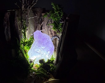 Purple stillness well Lamp