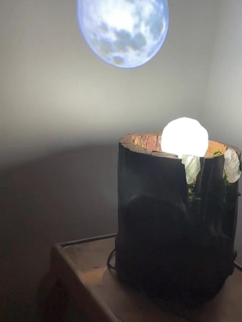 Crystal Lamp Floating Crystal Quartz Sphere image 4