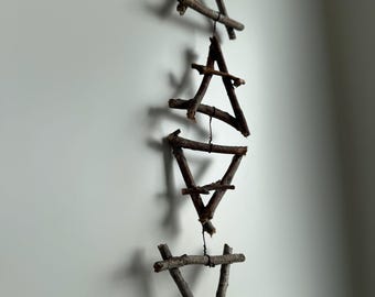 Handcrafted Four Elements Wall Hanger large