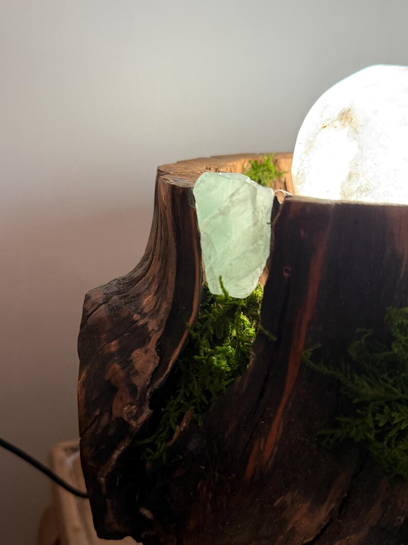 Crystal Lamp Floating Crystal Quartz Sphere image 10