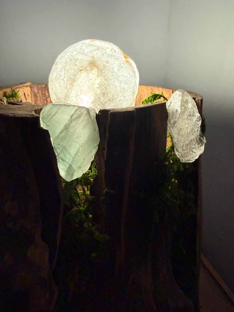 Crystal Lamp Floating Crystal Quartz Sphere image 5