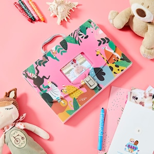 Organiseur de documents pour bébé avec 12 poches, classeur souvenir personnalisé, parfait pour la grossesse, cadeau de baby shower moderne, meilleur cadeau de nouvelle maman