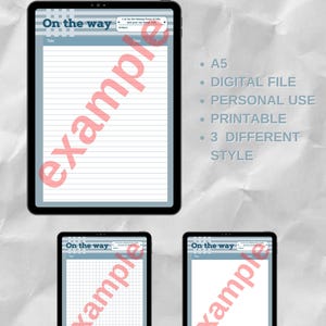 A5 Printable Digital Goodnotes Paper - Etsy