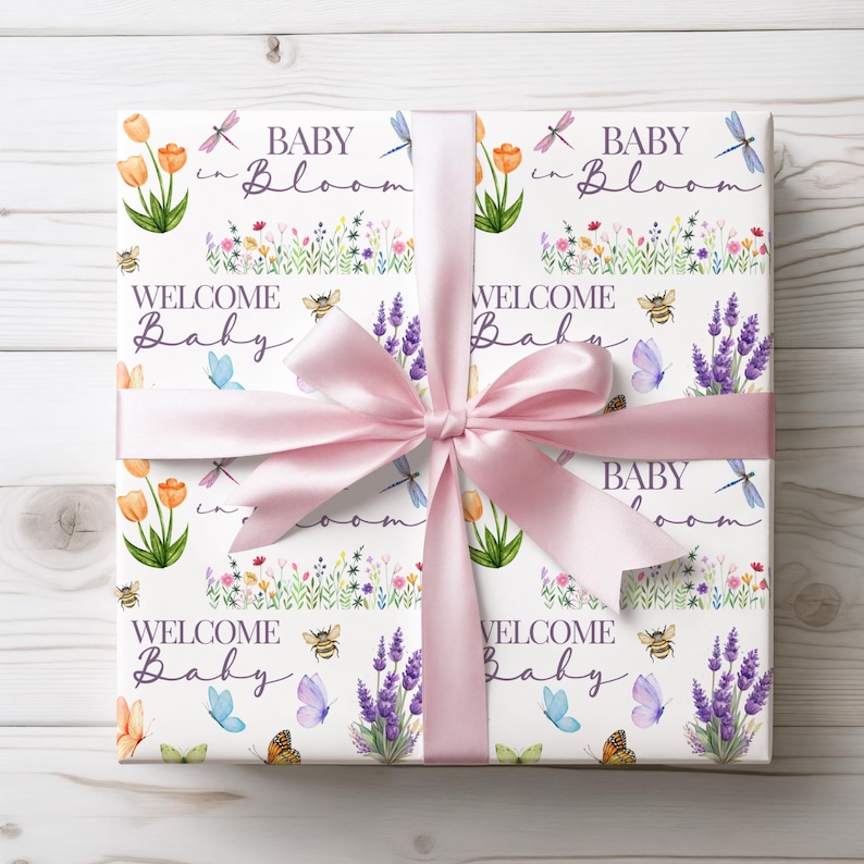 Baby in Bloom Wrap