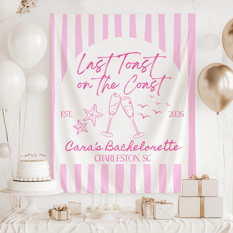 pastel bachelorette decorations