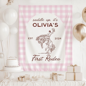 Cowboy First Birthday Decorations for Boy