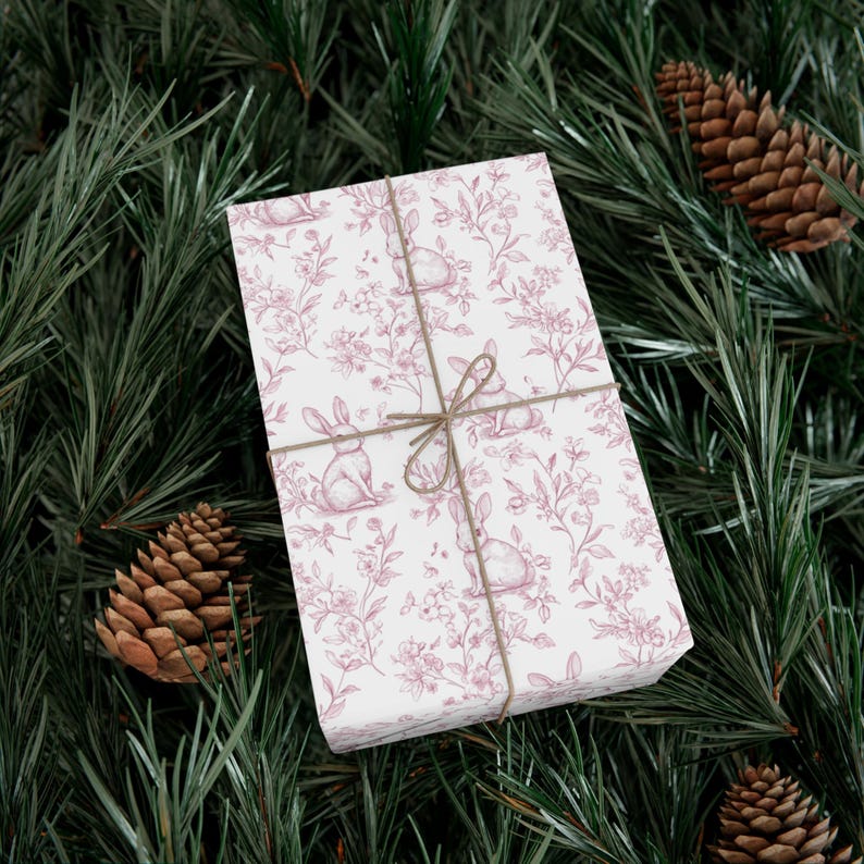 Chinoiserie Bunny Wrapping Paper
