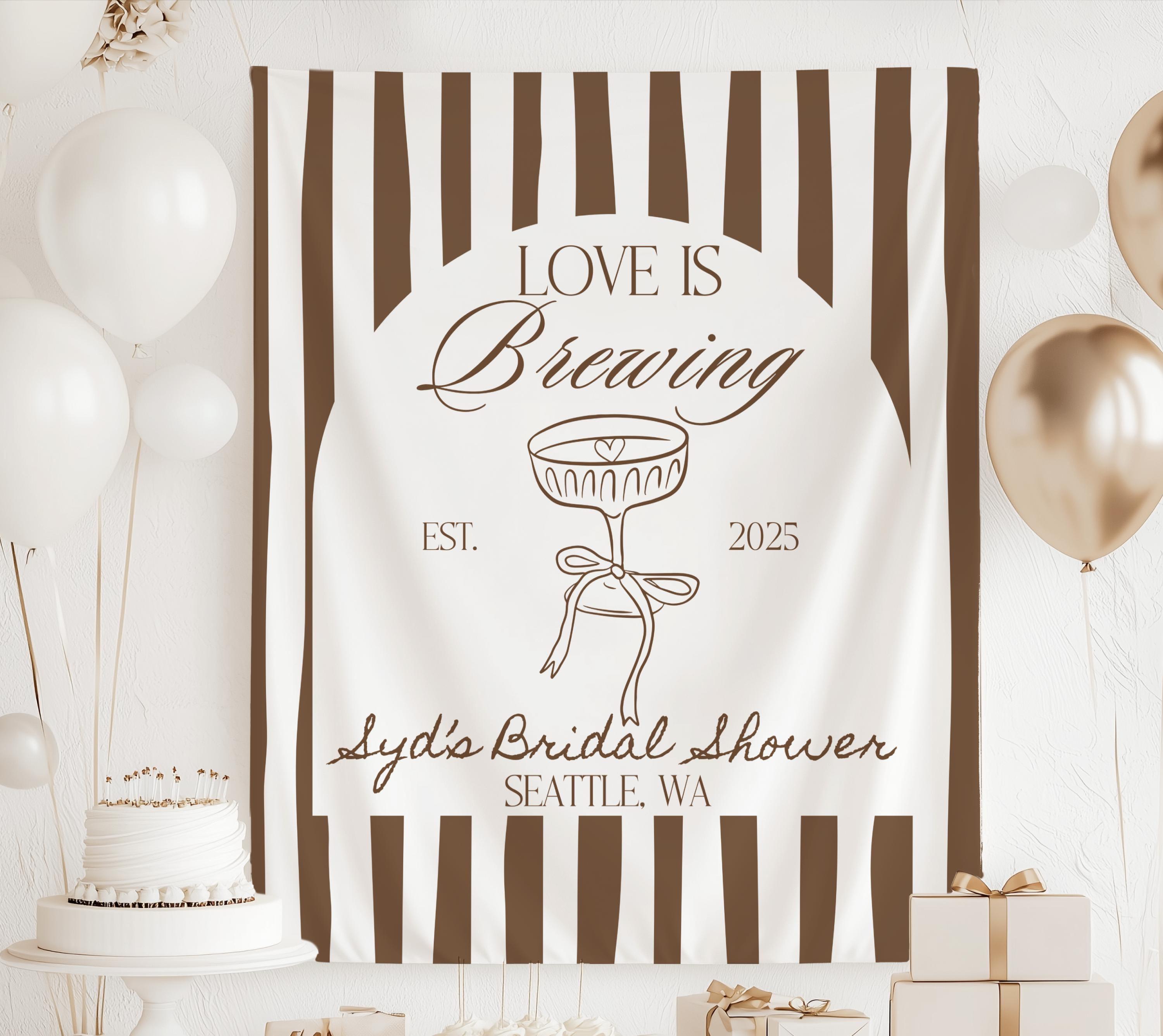 250 Stück Kaffee Konfetti – 'Love Is Brewing' Motive Für Hochzeit, Verlobung, Babyparty & Brautdusche