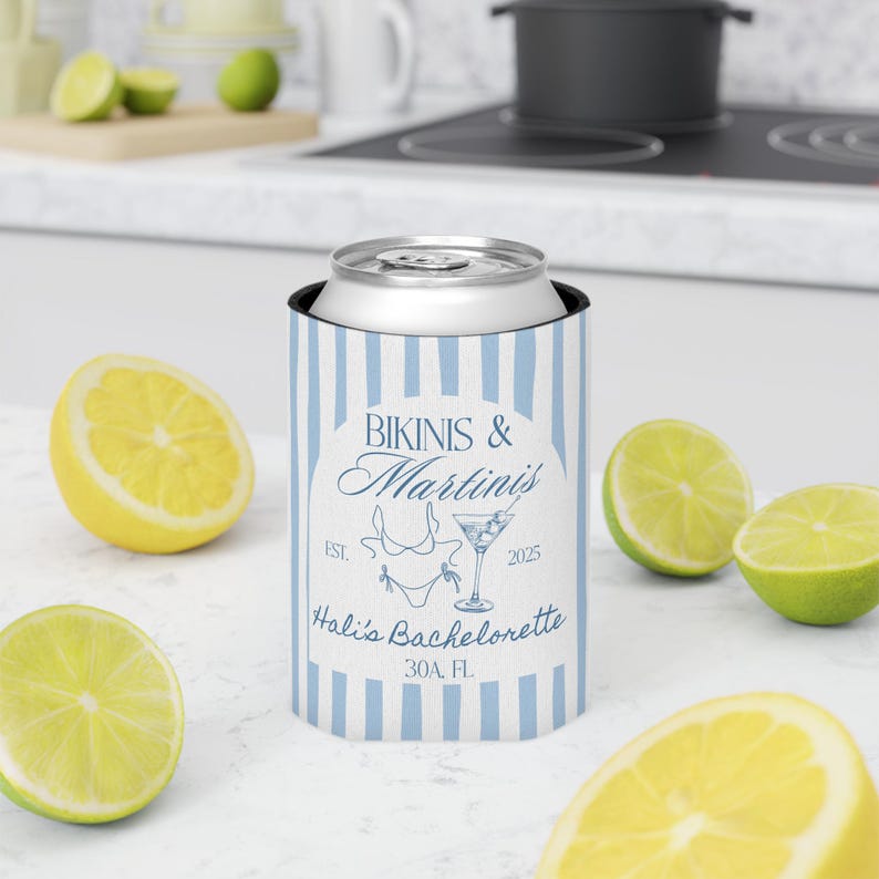martinis and bikinis can coolers for bachelorette party
