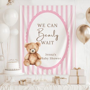 Teddy bear baby shower decorations