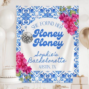 She Found Her Honey Honey Sign, Mamma Mia Banner, Mamma Mia Bachelorette Backdrop, Mamma Mia Bachelorette Decor, Mama Mia Bachelorette
