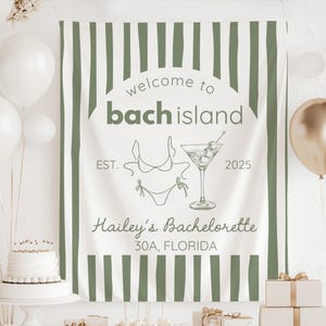 Bach Island Bachelorette Banner, Bachelorette Island Decorations, She Got a Text Banner, A Bombshell Bride Has Entered the Villa Decorations