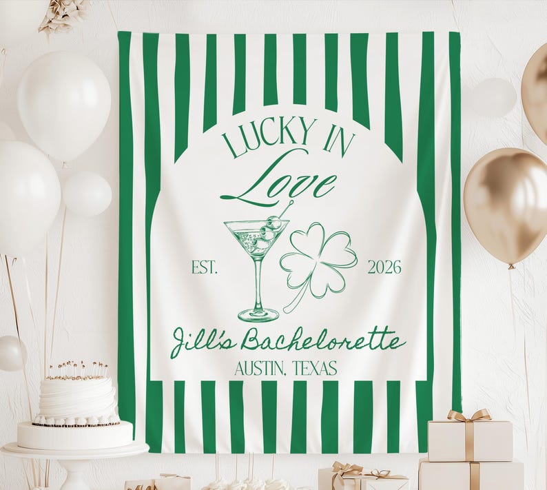 st patricks day bachelorette banner