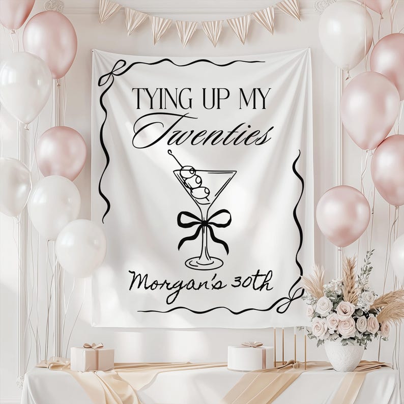 tying up my 20s banner