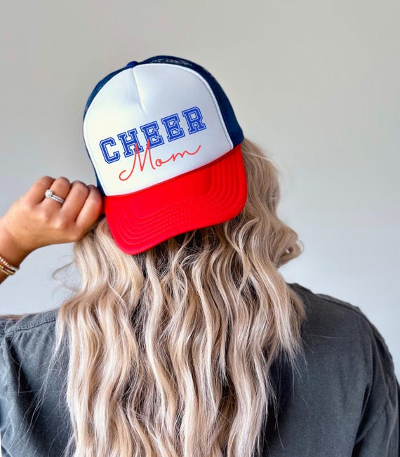 Vintage Two Tone Adjustable Baseball Cap For Women Vintage Mommin Trucker Hat - Adjustable Women's Baseball Cap With Embroidery Women's Adjustable Vintage Cap