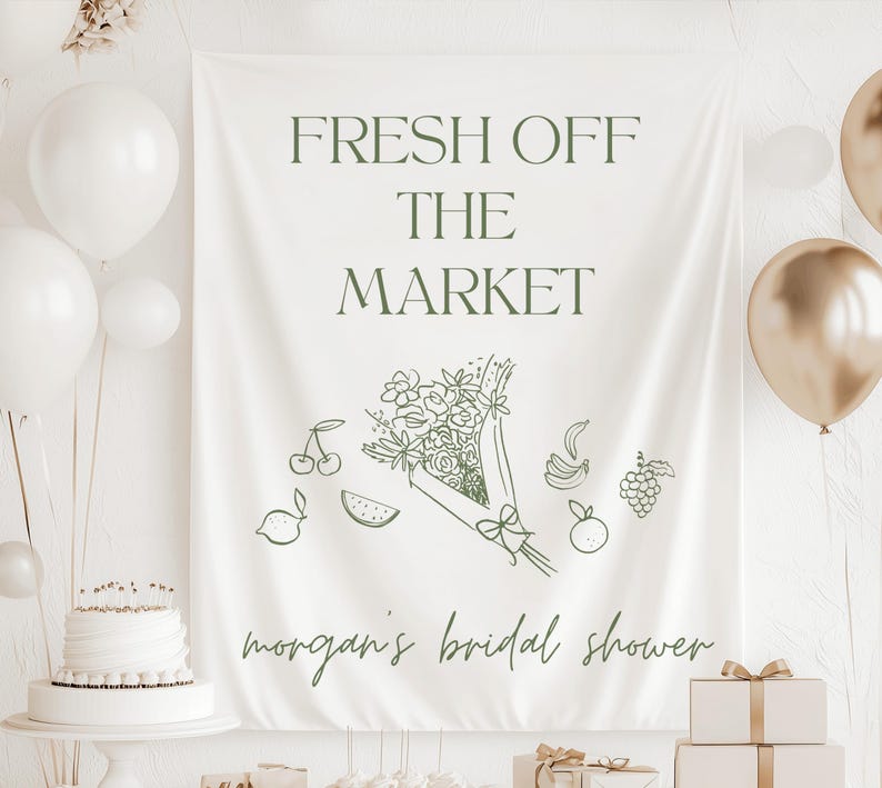 Minimalist Bridal Shower Sign for Bride