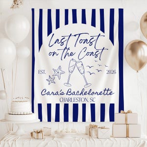 beach bachelorette tapestry