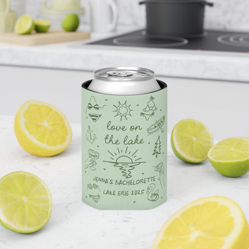Love at the Lake Decor Bachelorette Drink Coolers