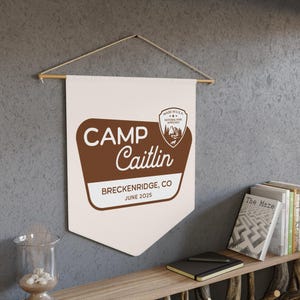 Camp Bachelorette Pennant, Camp Themed Bachelorette Decor, Camping Bach Party Banner, Adventure Bachelorette Weekend Sign Outdoor Bach Decor