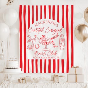 Beach Cowgirl Bachelorette Sign