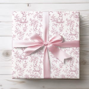 Elegant Easter Bunny Chinoiserie Wrap