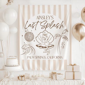 Coastal Bachelorette Sign 30A Party Decorations