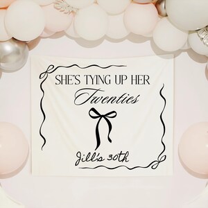 Personalized 30th birthday party decorations