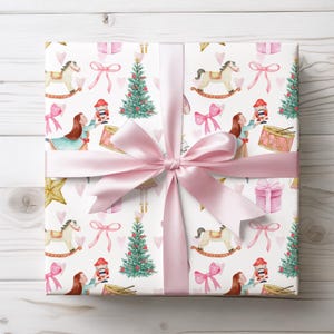 Nutcracker Wrapping Paper, Nutcracker Decor, Pink Nutcracker Gift Wrap, Nutcracker Gifts, Custom Nutcracker Gift Wrap, Nutcracker Decoration