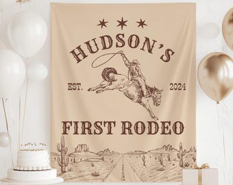 Faixa de aniversário para o primeiro rodeio, Decoração para o primeiro aniversário de rodeio, Cenário para o meu primeiro aniversário de rodeio, Faixa para o meu primeiro rodeio, Decoração para o meu primeiro rodeio