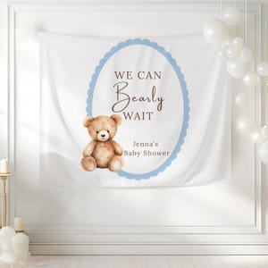 Bearly wait baby shower decor