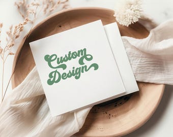 Custom Bachelorette Napkins, Custom Birthday Napkins, Custom Design Made to Order, Custom Bachelorette Decorations, Custom Birthday Decor