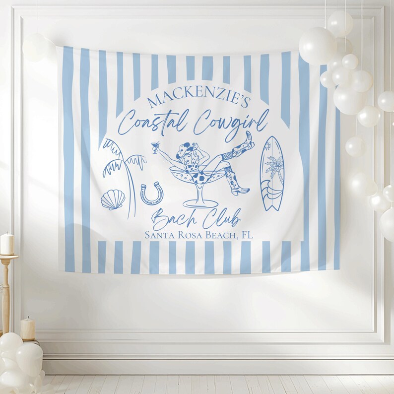 Cowgirl Bride Bachelorette Banner