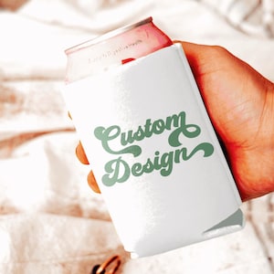 CUSTOM Can Cooler, CUSTOM Bachelorette Can Cooler, Custom Birthday Can Cooler, Bachelorette Party Favors, Birthday Party Favors