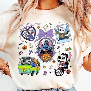 Cartoon Friends Shirt, Halloween Horror Characters Hoodie, Halloween Horror Merch, Horror Movie Sweatshirt, Horror Friends Shirt Gift