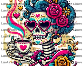 La Chismosa PNG, grappig Mexicaans chisme-sublimatieontwerp, Spaans Latina skelet Chola Catrina Skull T-shirt mok Tote png, digitale download