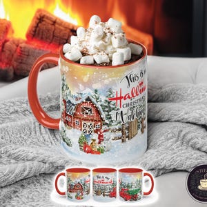 This is My Hallmark Christmas Movie Watching Mug (11oz) with Charming Colored Accents - Perfect for Cozy Holiday Movie Nights and Christmas