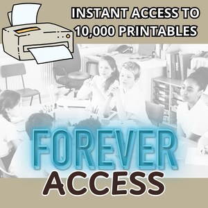Homeschool Curriculum Educational Printables Teacher Resources Learning Bundle Elementary Education Preschool Middle School STEM Activities Literacy Math Worksheets Science Projects