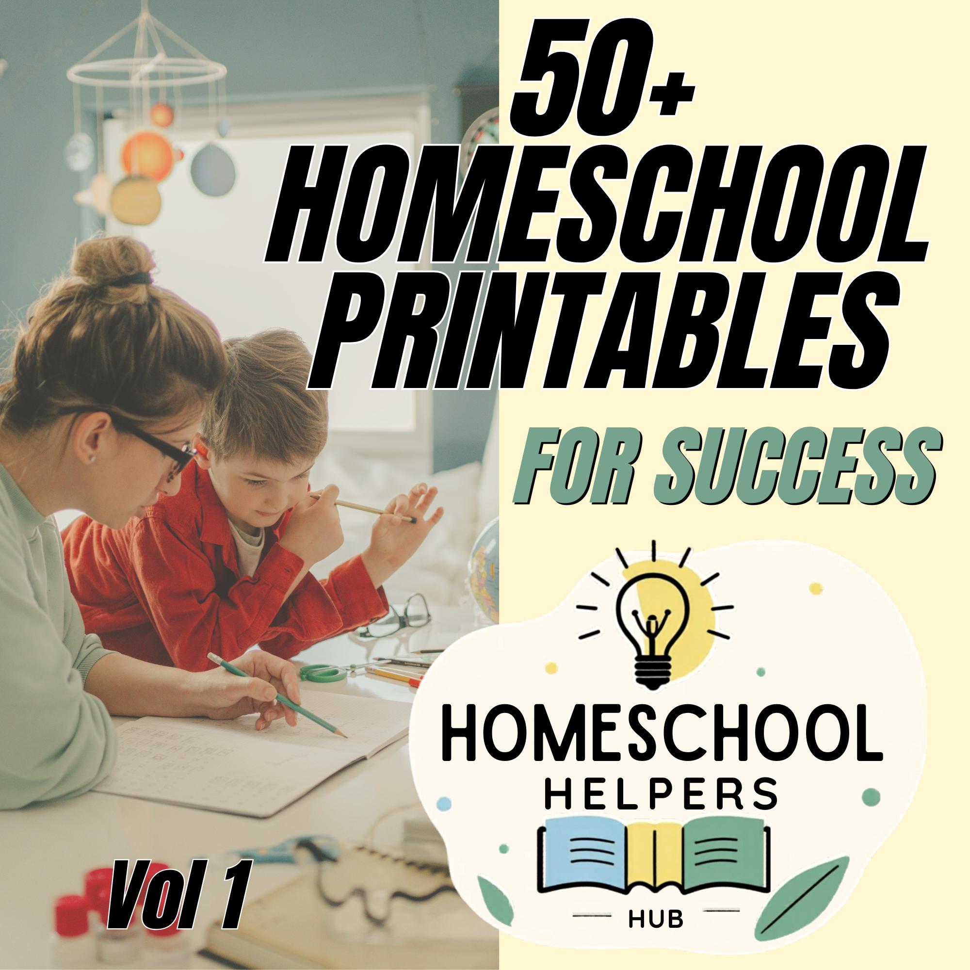 Homeschool Organization Printable: Curriculum, Planner, Schedules ...