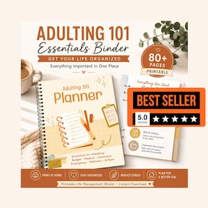 Young Adulting Planner | Life Skills Budget and Home Management PDF | Printable and Editable | Beginner Friendly